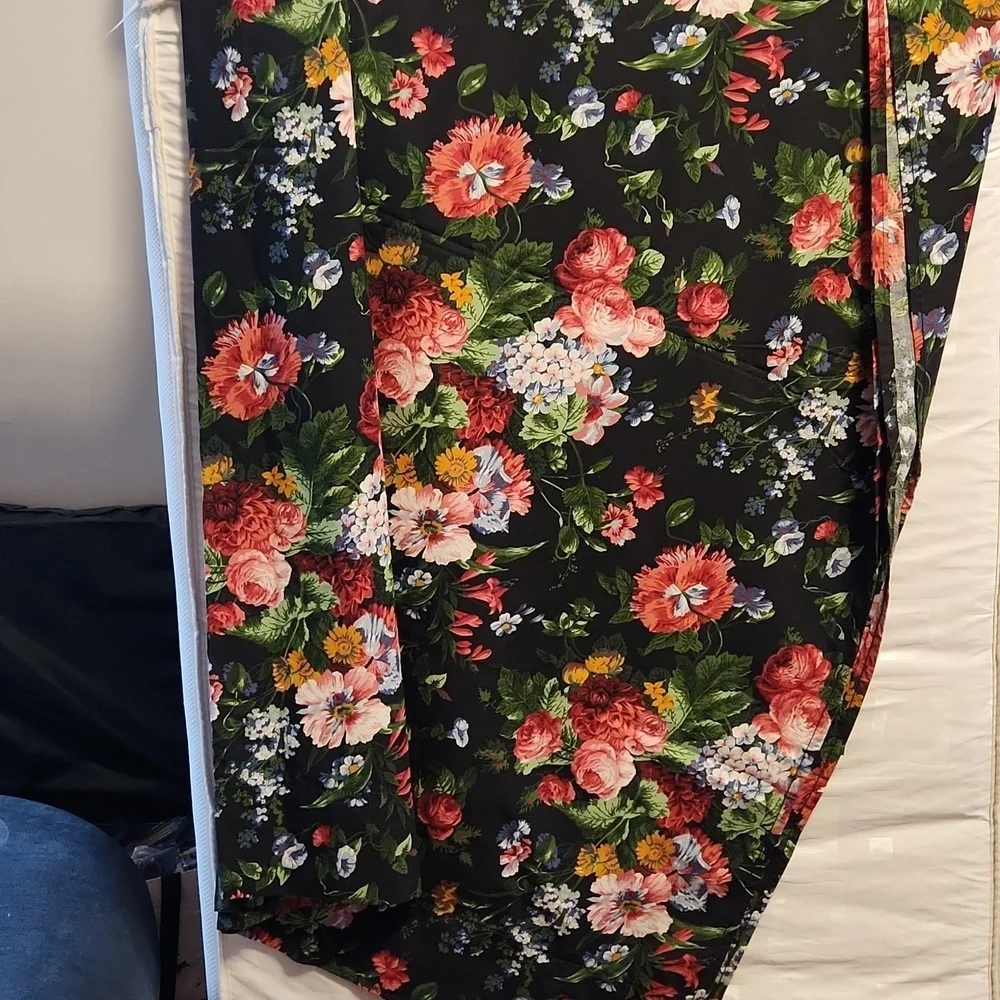 New Vintage Ralph Lauren Isadora Cossette Floral Flat Sheet Tween Size